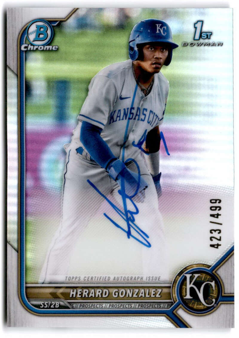 2022 Bowman Chrome Prospect Autograph Refractor