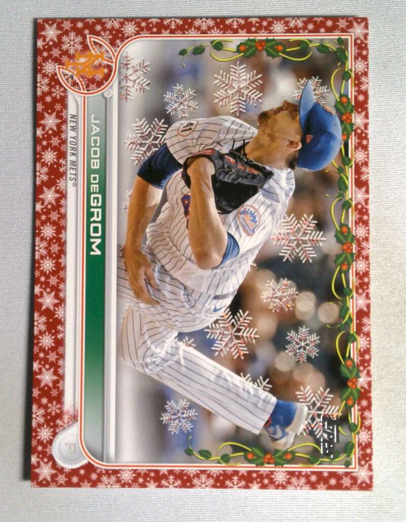 2022 Topps Holiday Metallic Red