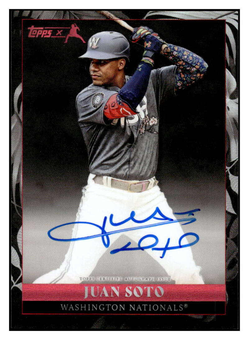 2022 Topps X Juan Soto On-Card Autograph