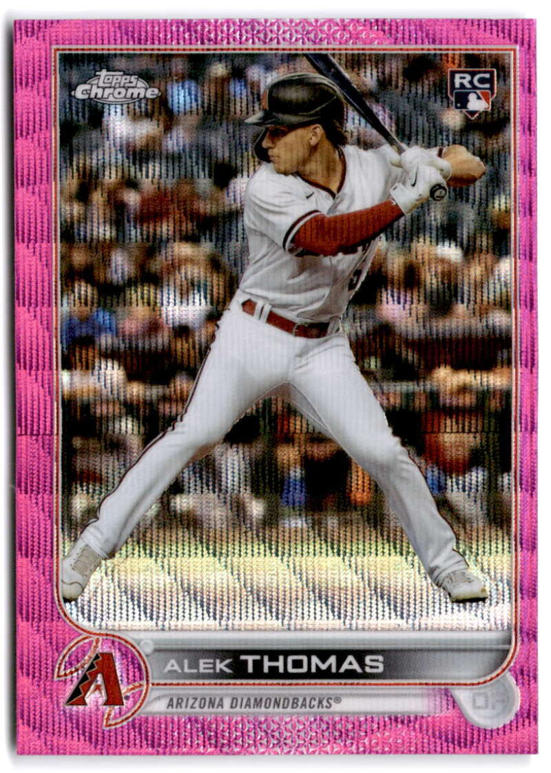 2022 Topps Chrome Update Refractor Pink Wave