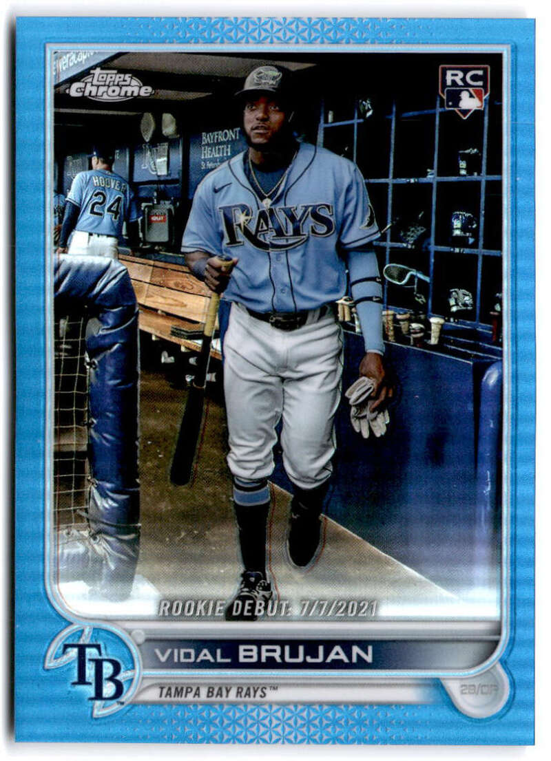 2022 Topps Chrome Update Refractor Blue