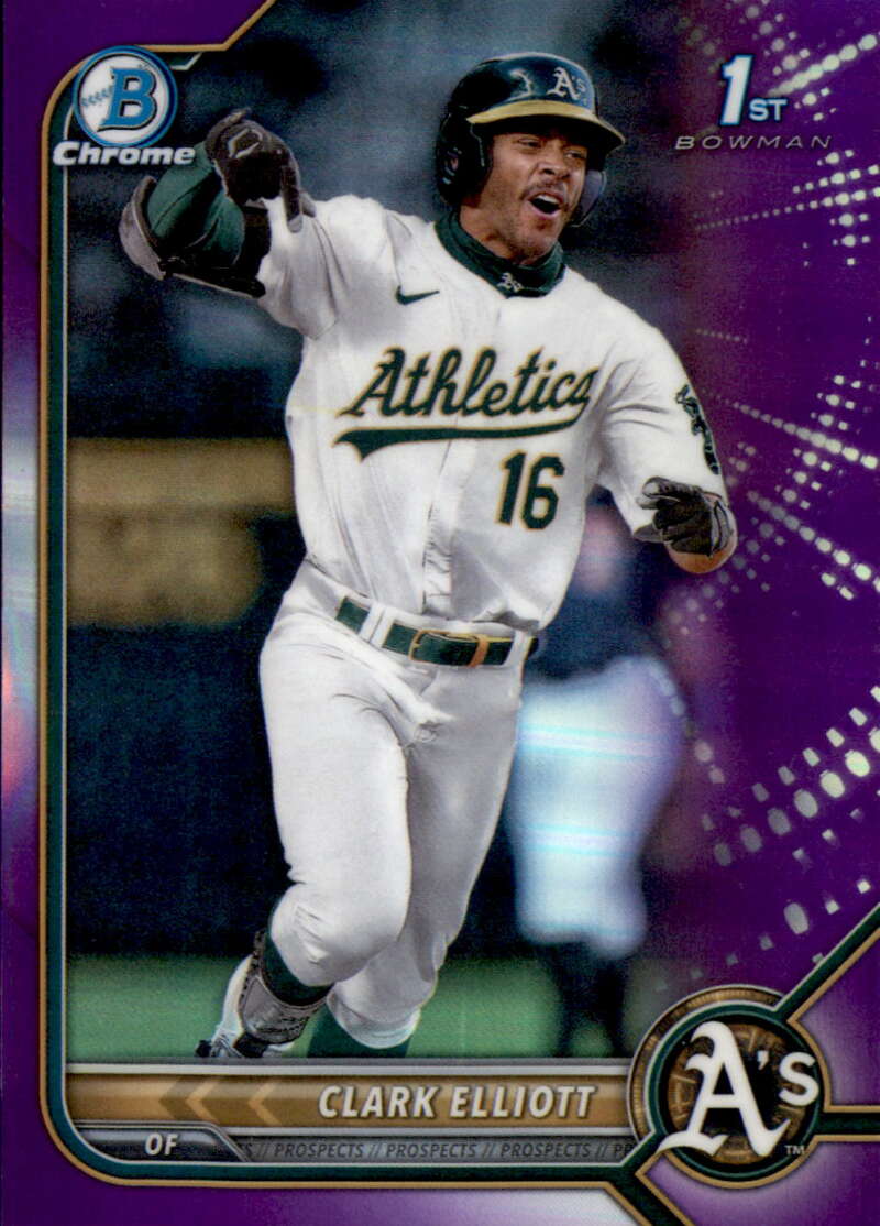 2022 Bowman Draft Chrome Refractor Purple