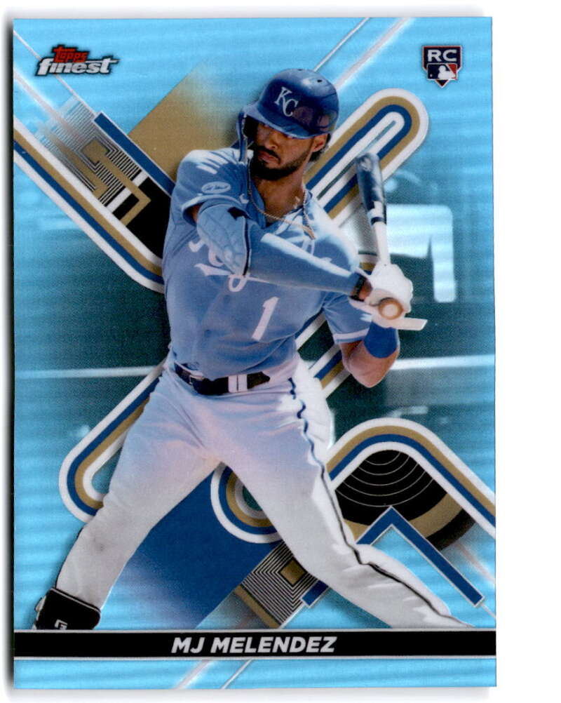 2022 Topps Finest Refractor Sky Blue