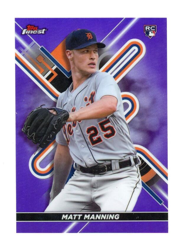 2022 Topps Finest Refractor Purple