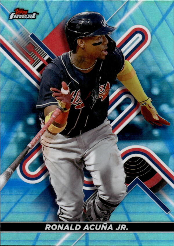 2022 Topps Finest Refractor Blue/Aqua Vapor