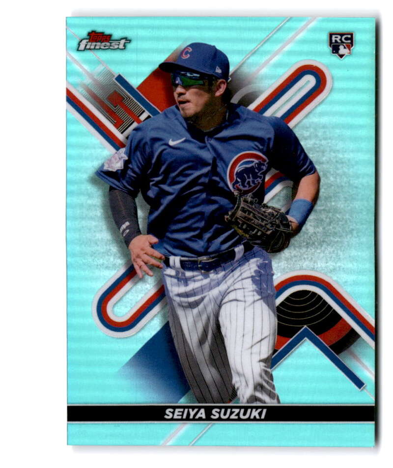 2022 Topps Finest Refractor Aqua