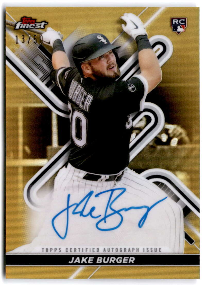 2022 Topps Finest Autograph Refractor Gold