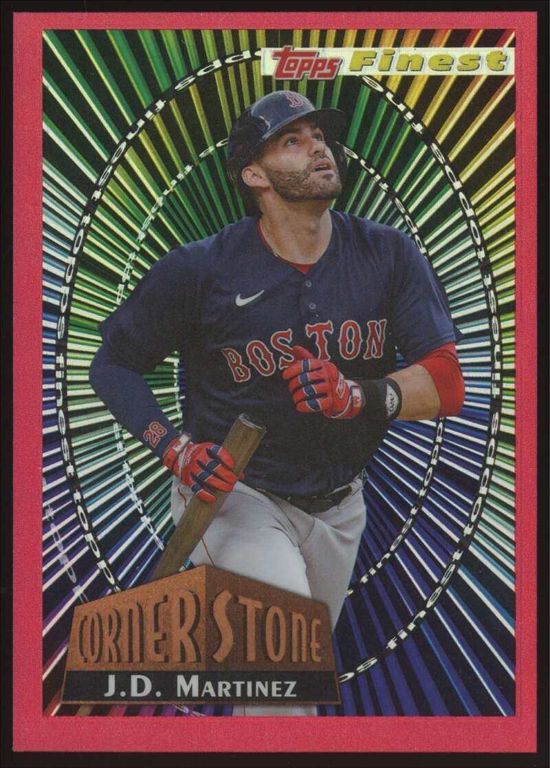 2022 Topps Finest 1994 Cornerstones Refractor Red