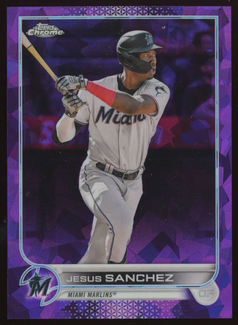 2022 Topps Chrome Update Sapphire Edition Purple