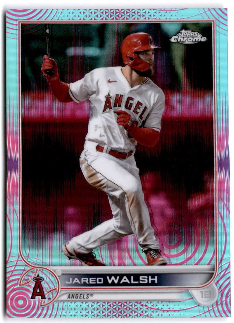 2022 Topps Chrome Sonic Edition Refractor Aqua/Pink Sonic Pulse