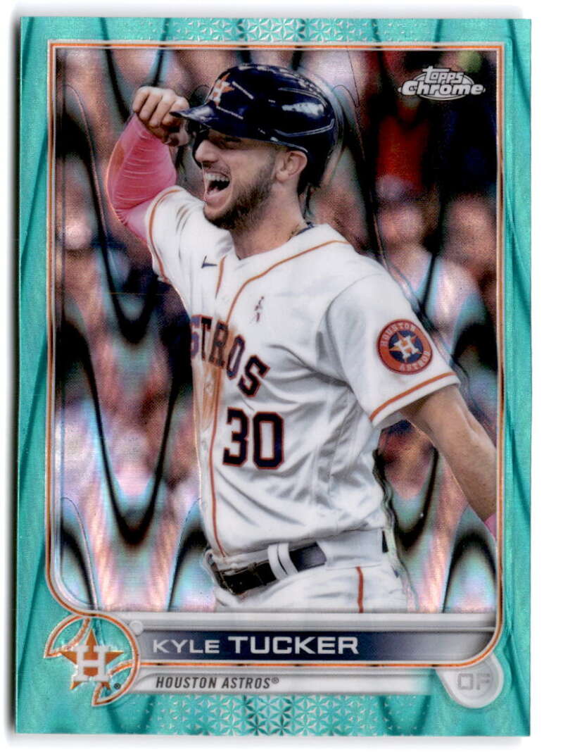 2022 Topps Chrome Sonic Edition Refractor Aqua RayWave