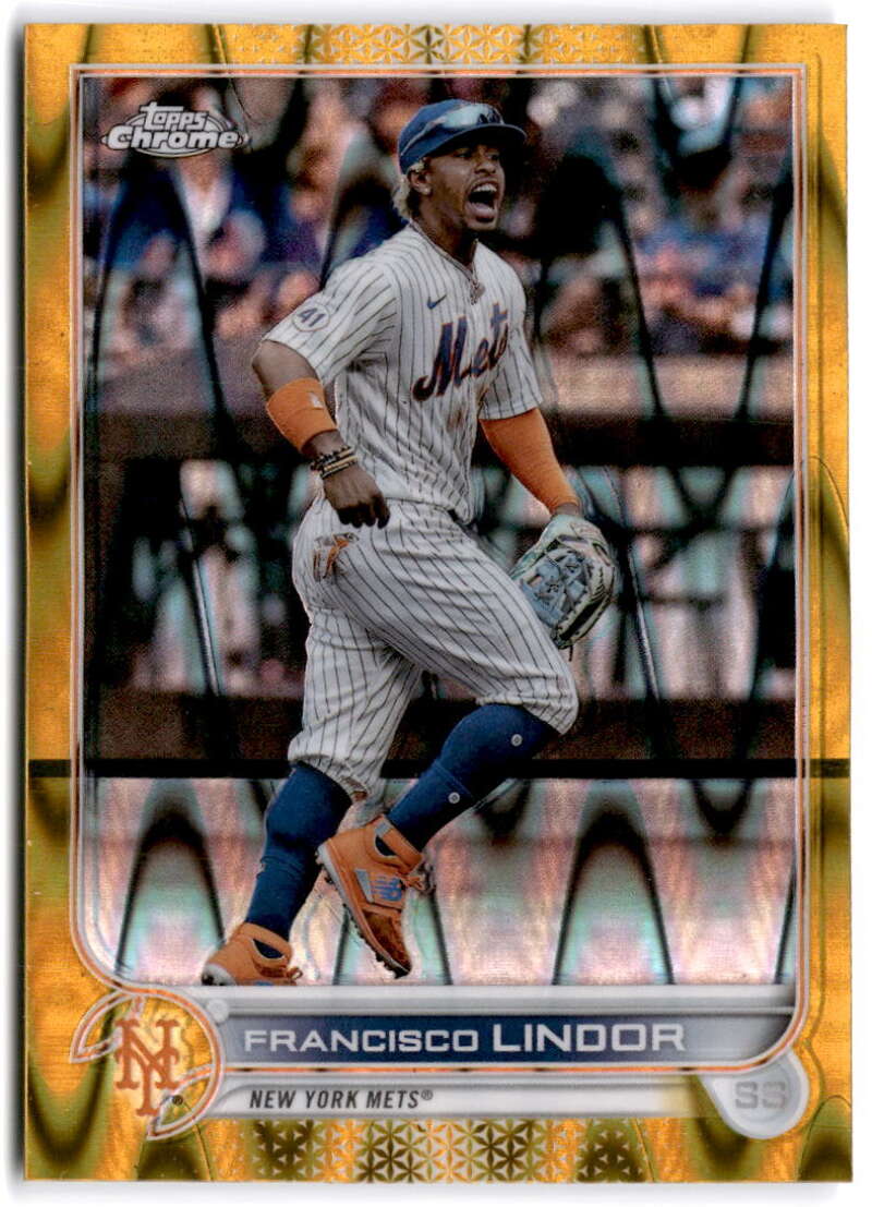 2022 Topps Chrome Sonic Edition Refractor Gold RayWave