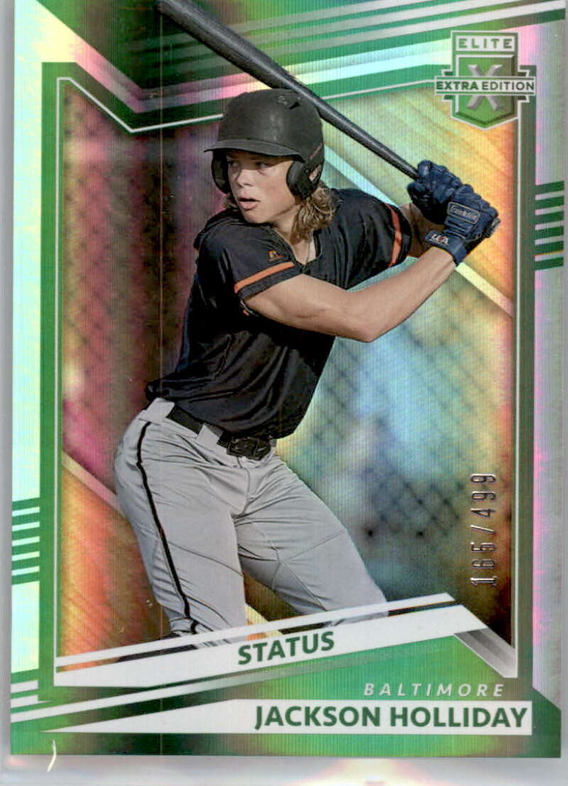 2022 Panini Elite Extra Edition Status Green