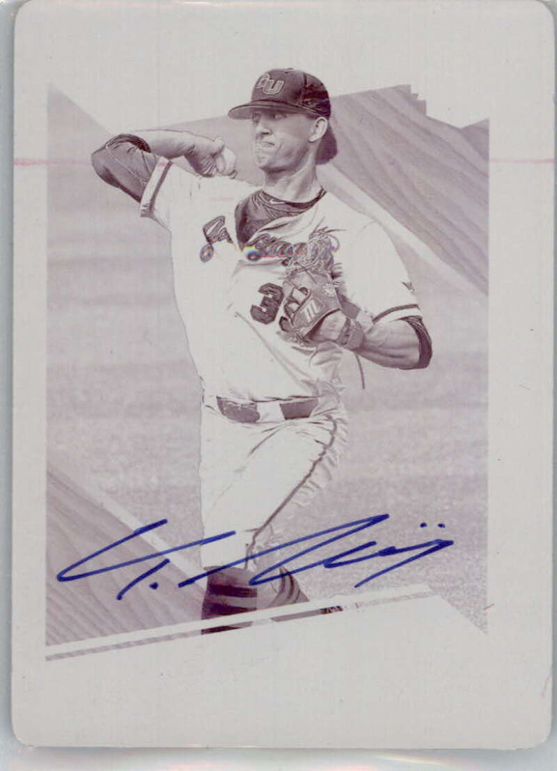 2022 Panini Elite Extra Edition Signatures Printing Plate Black