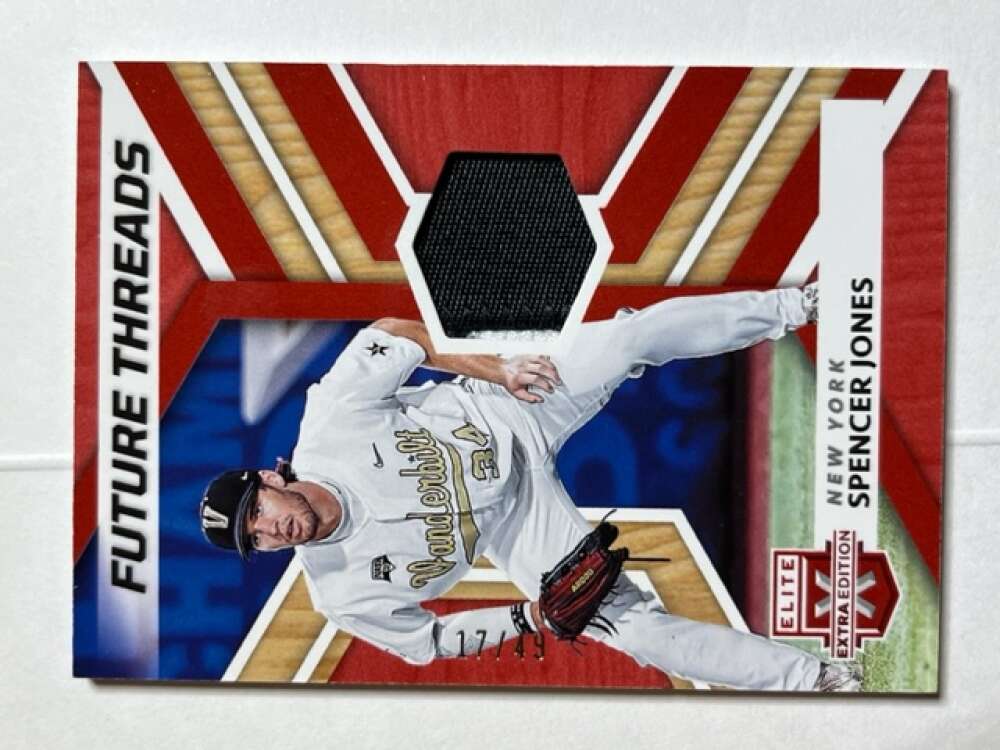 2022 Panini Elite Extra Edition Future Threads Red