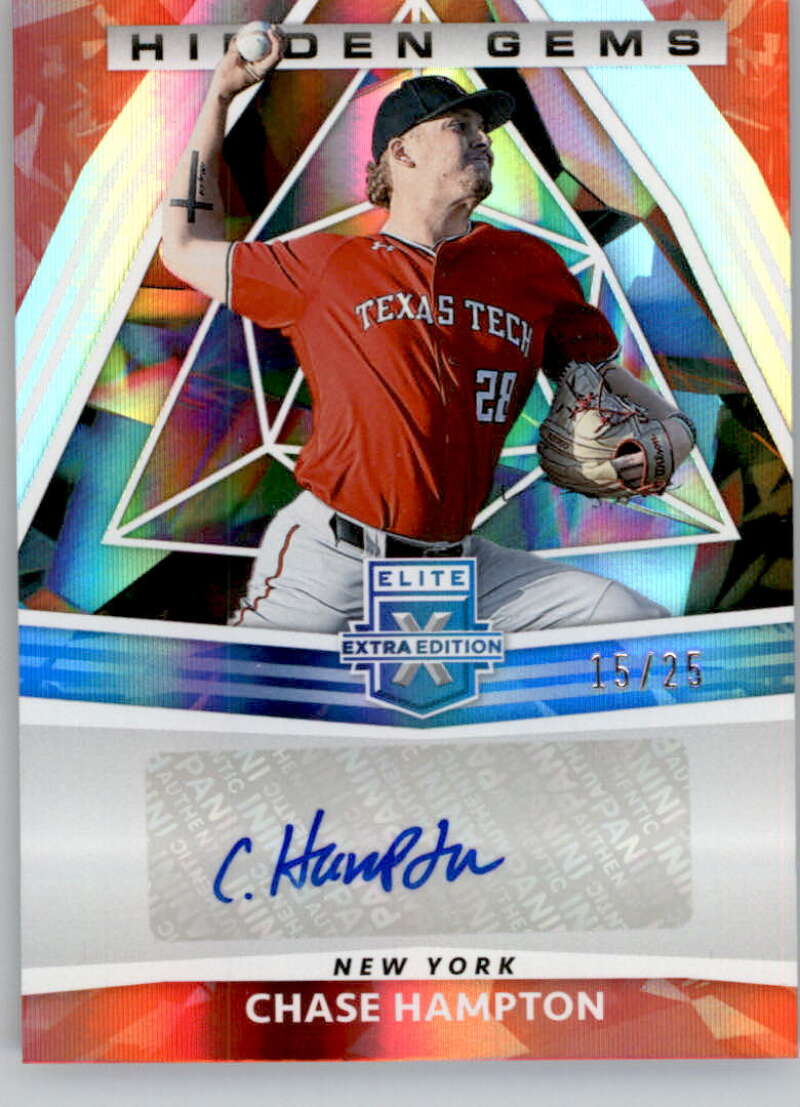 2022 Panini Elite Extra Edition Hidden Gems Red White and Blue