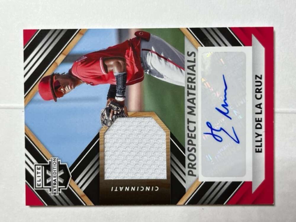 2022 Panini Elite Extra Edition Prospect Materials Signatures