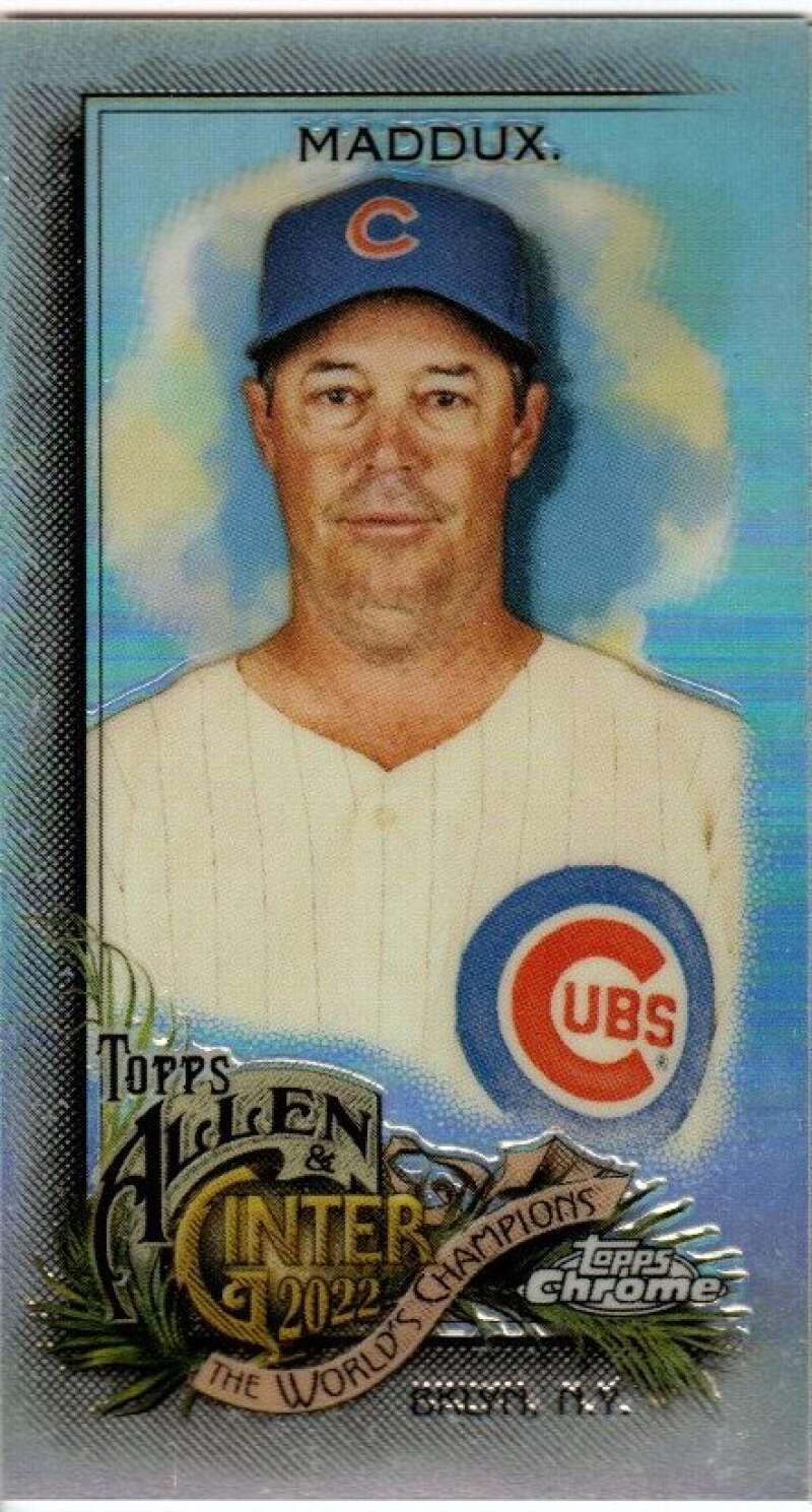 2022 Topps Allen and Ginter Chrome Mini Refractor Baseball Checklist