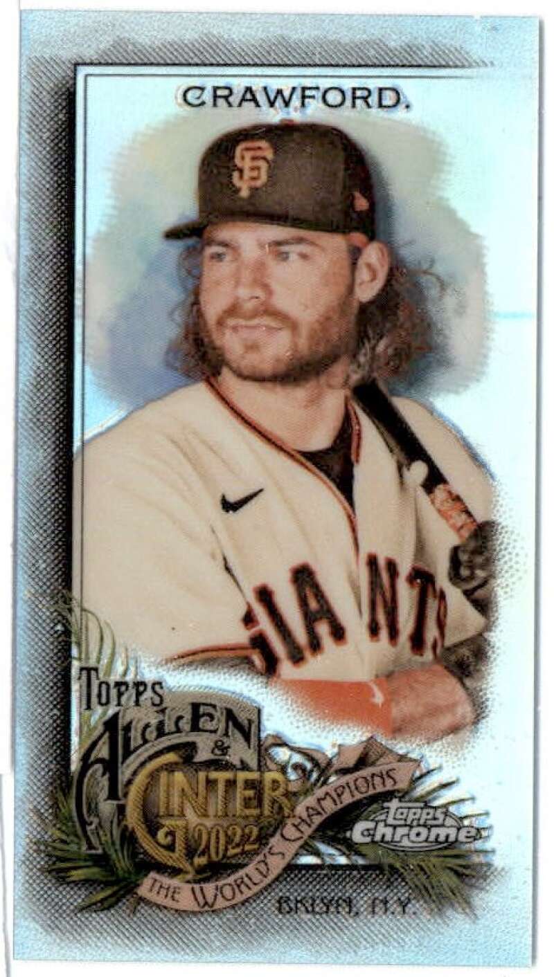 2022 Topps Allen and Ginter Chrome Mini Refractor Baseball Checklist