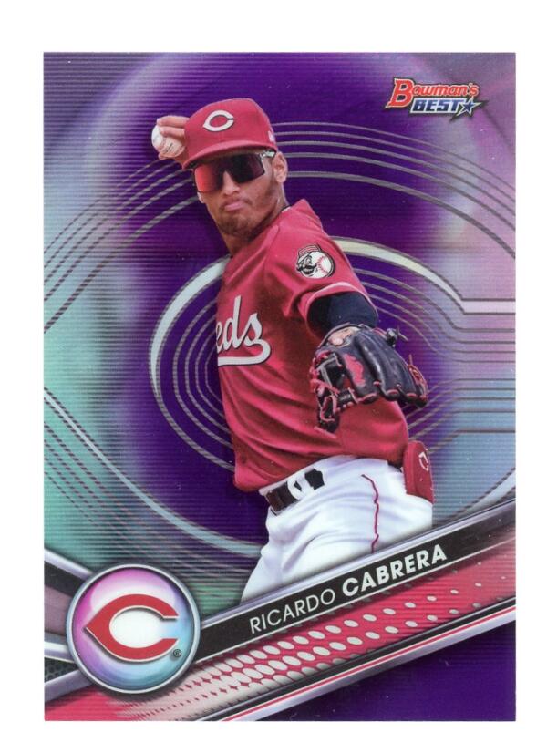 2022 Bowman's Best  Top Prospects Refractor Purple