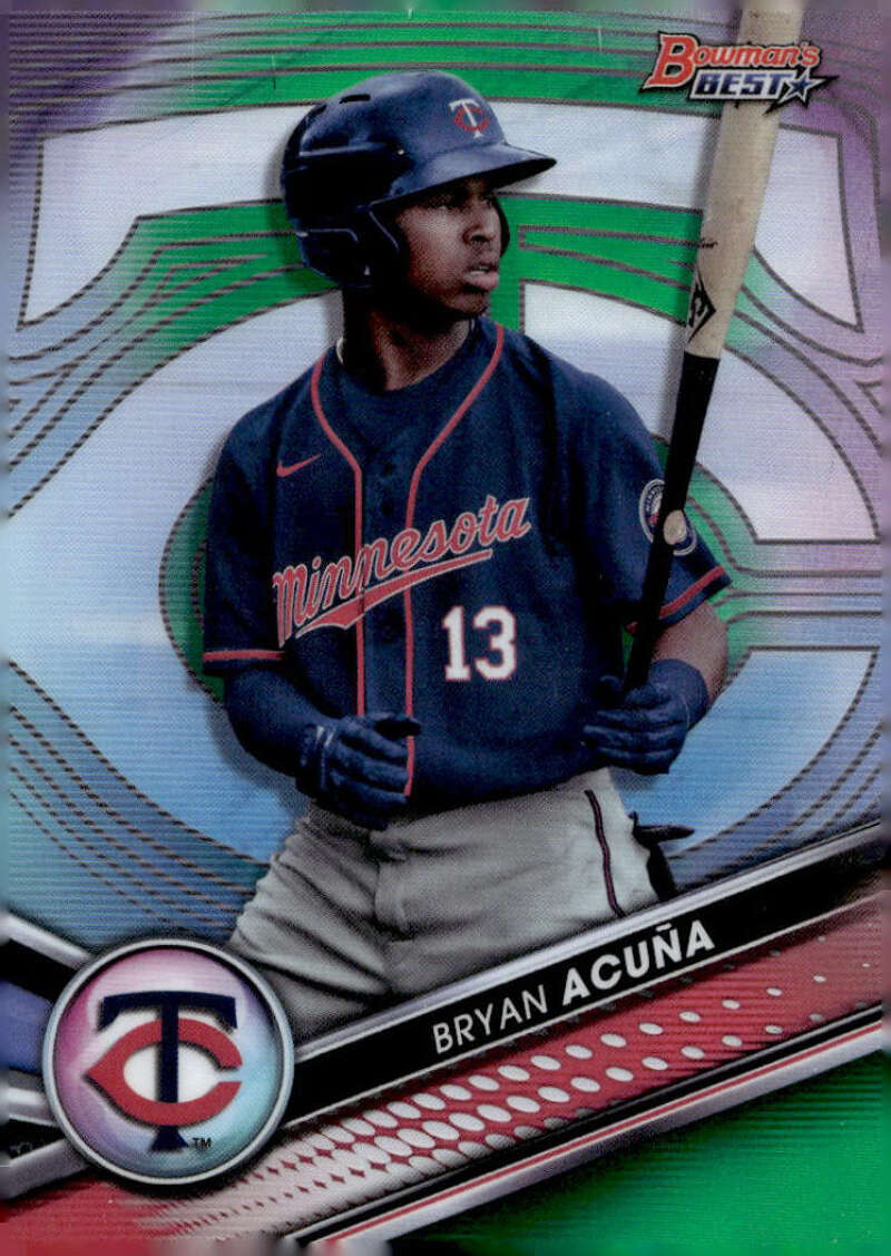 2022 Bowman's Best  Top Prospects Refractor Green