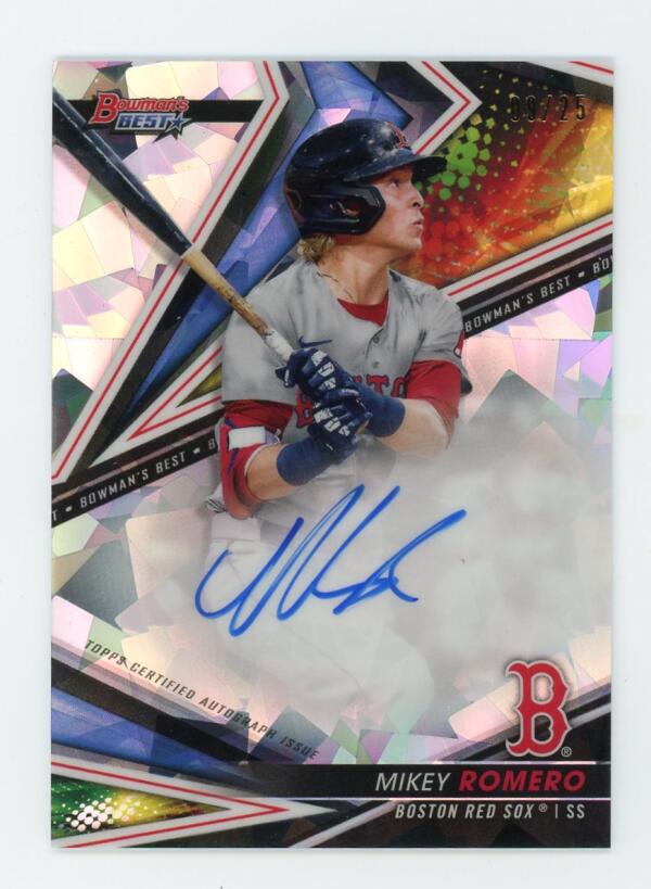 2022 Bowman's Best  Autograph Refractor Atomic