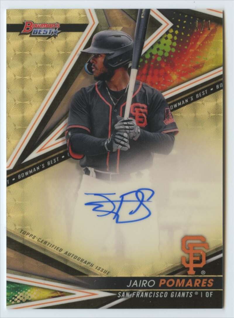 2022 Bowman's Best  Autograph SuperFractor