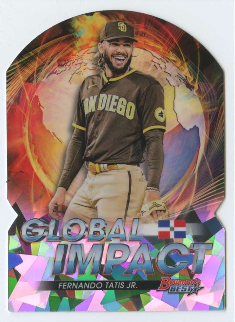 2022 Bowman's Best  Global Impact Die-Cut Refractor Atomic