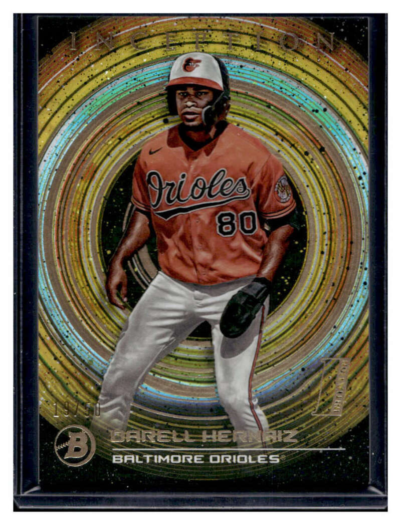 2022 Bowman Inception Gold Foil