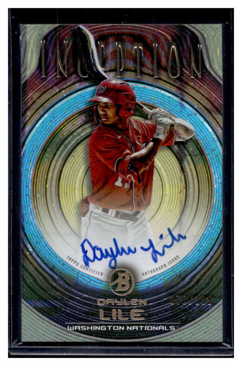 2022 Bowman Inception Autographed Prospects