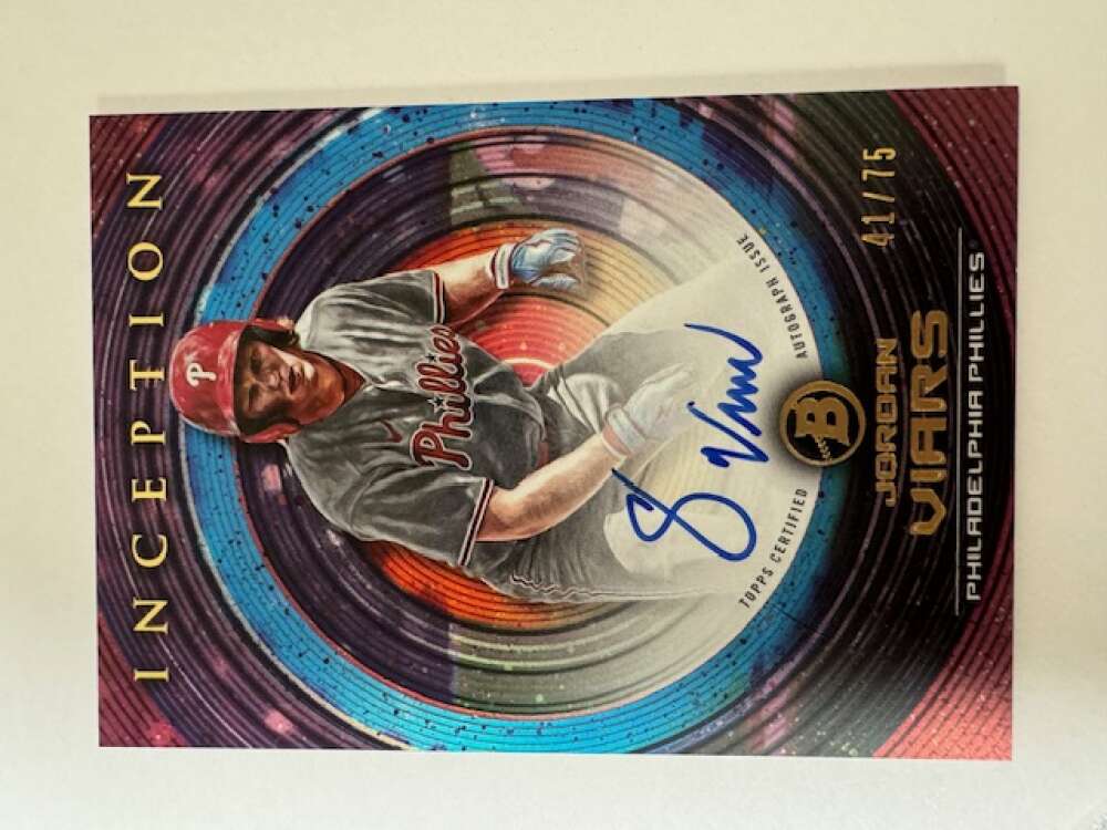 2022 Bowman Inception Autographed Prospects Fuchsia