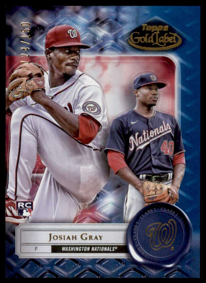 2022 Topps Gold Label Class 1 Blue