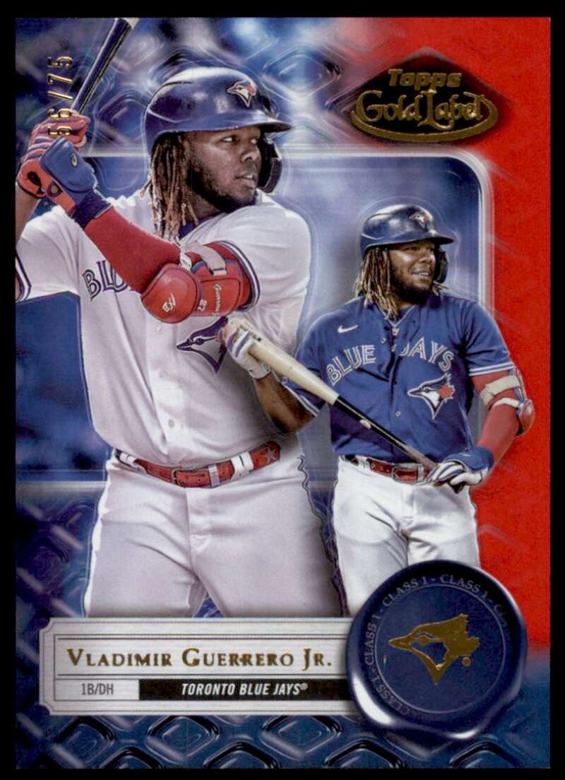 2022 Topps Gold Label Class 1 Red