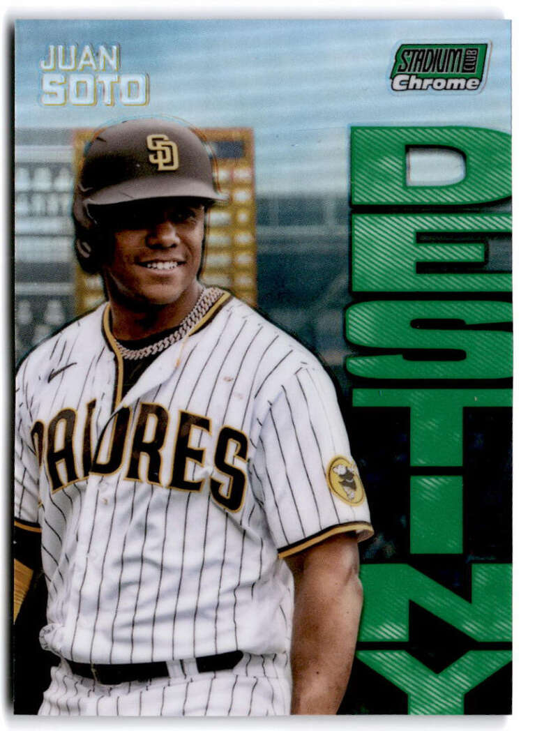 2022 Topps Stadium Club Chrome Dynasty and Destiny Refractor Green