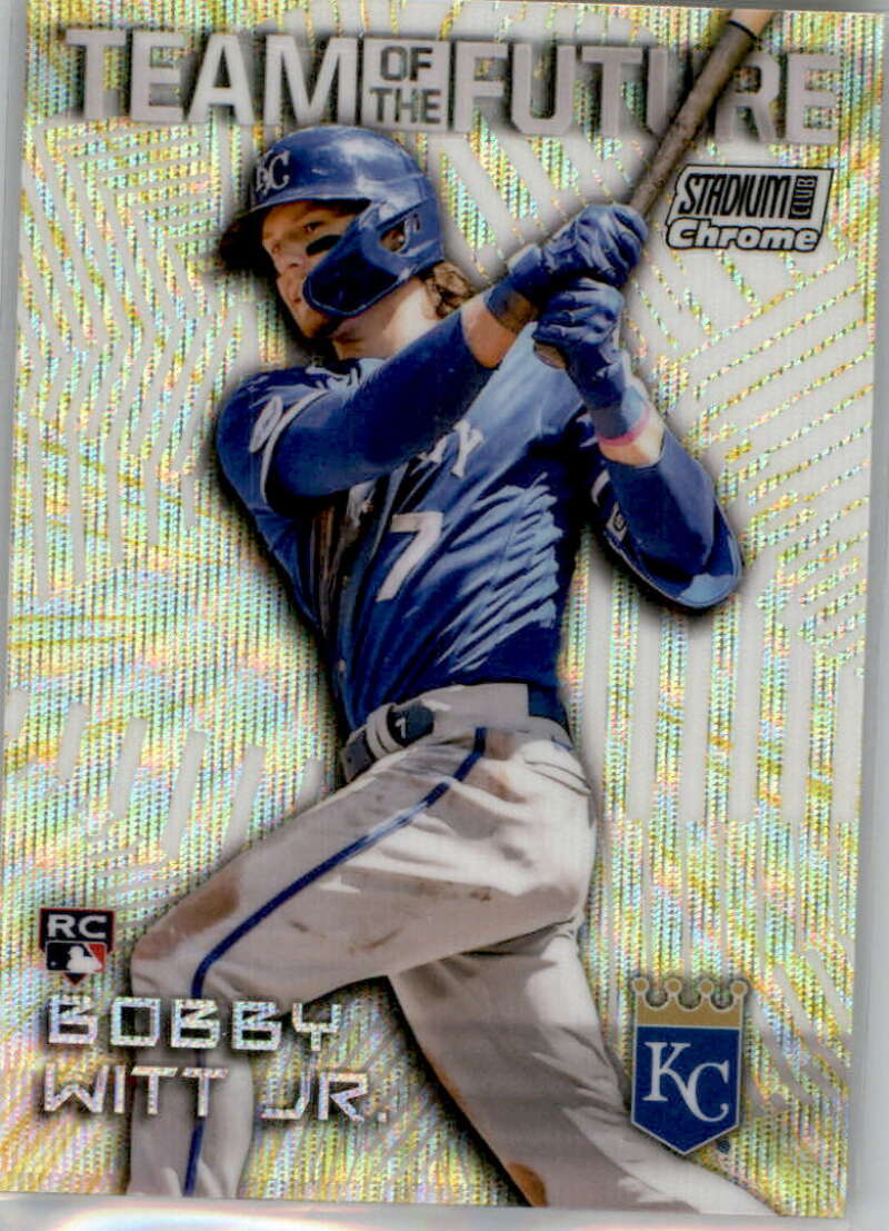 2022 Topps Stadium Club Chrome Team of the Future Refractor Wave