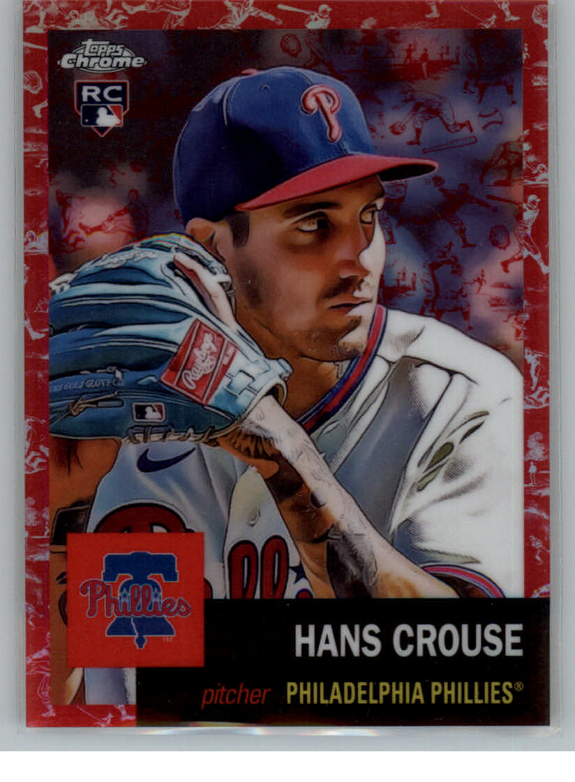 2022 Topps Chrome Platinum Anniversary Refractor Toile Cream/Red