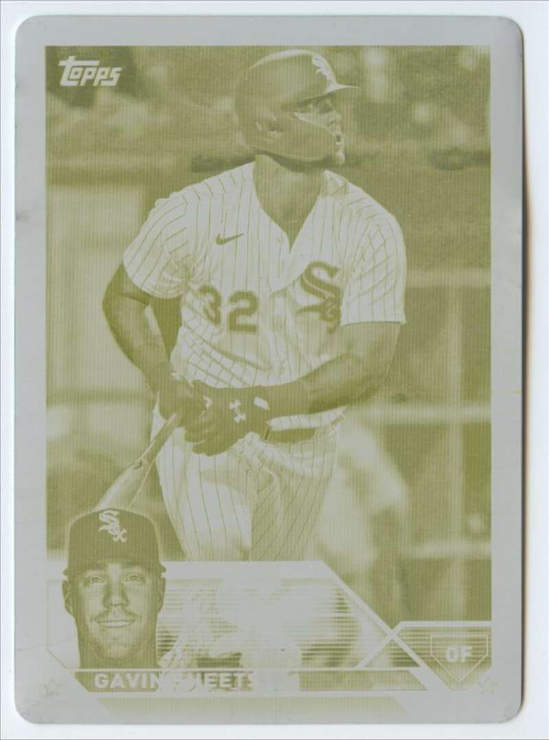 2023 Topps  Printing Plate Yellow