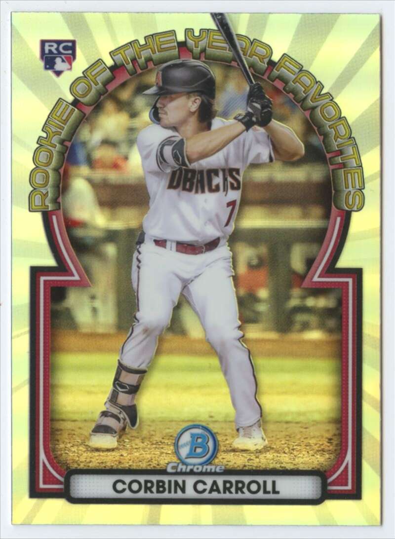 2023 Bowman ROY Favorites #ROYF-1 Corbin Carroll Arizona