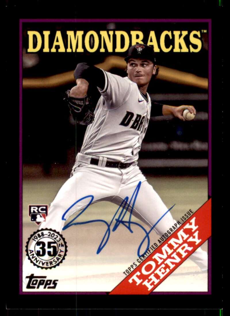 2023 Topps  1988 Baseball Series 2 Autographs Black