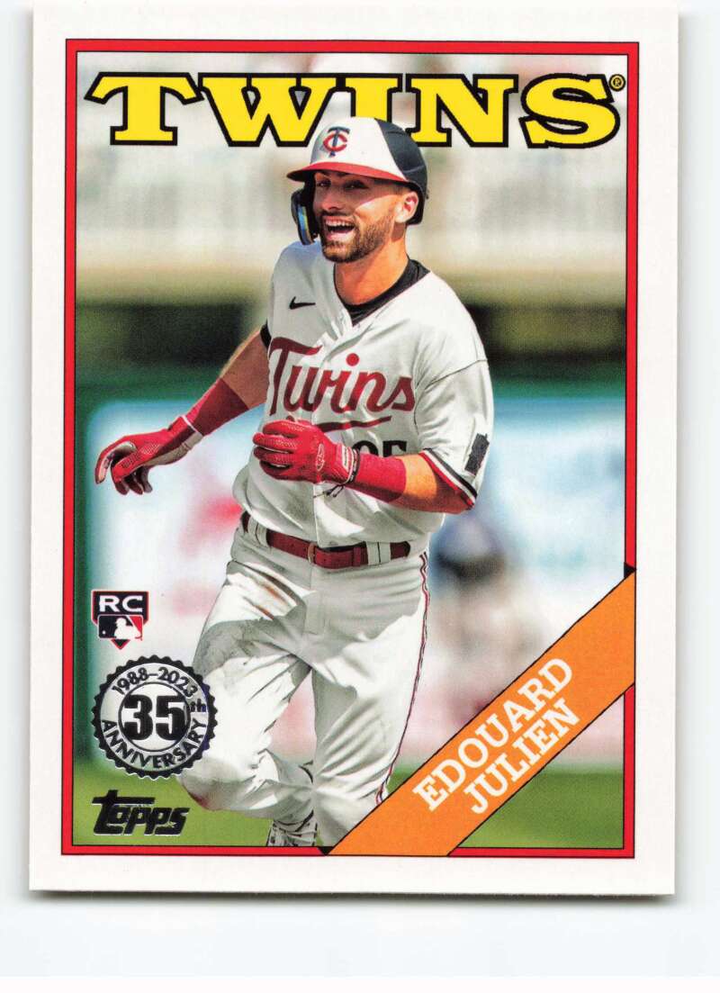 2023 Topps Update Series 1988 Baseball #88US-27 Edouard Julien NM Near Mint Twins