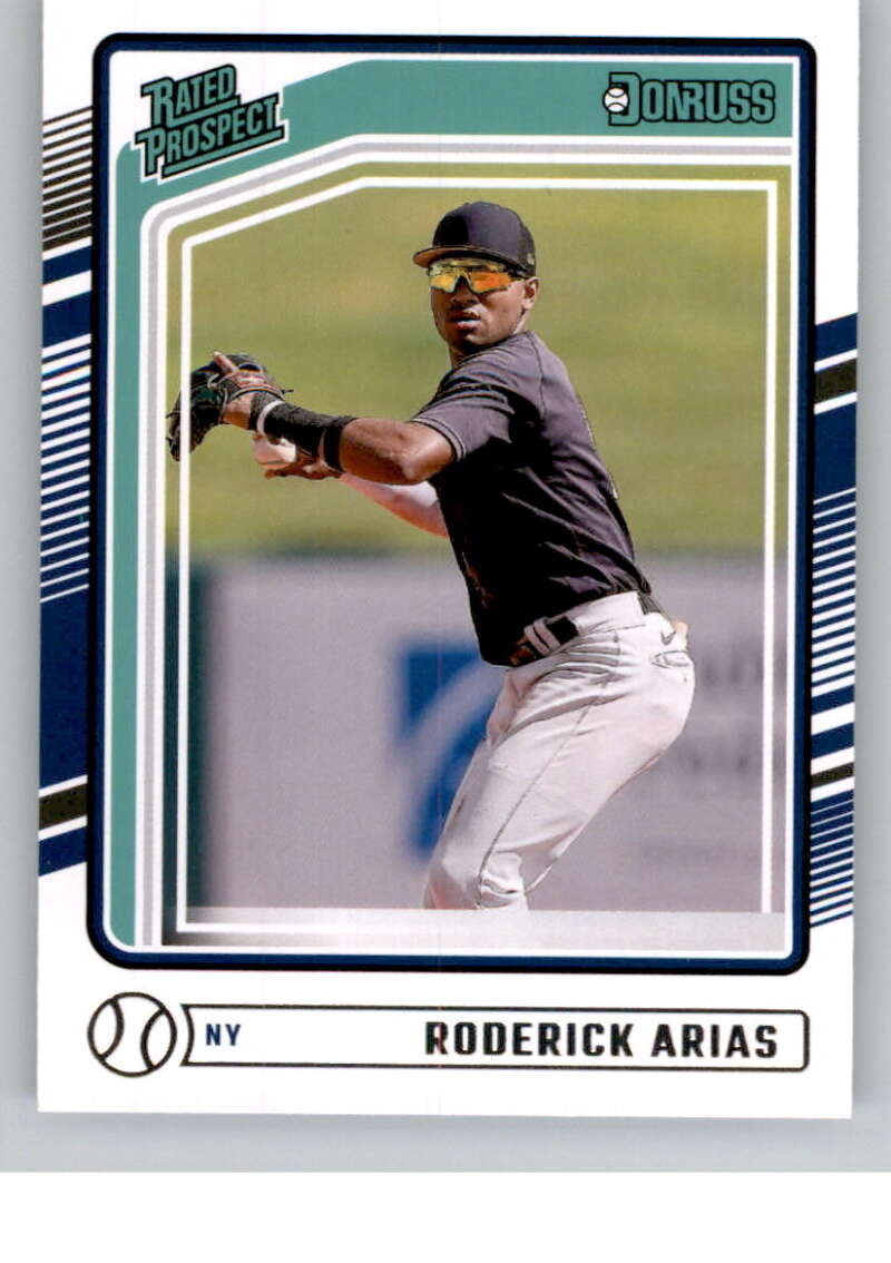 2024 Donruss #145 Roderick Arias Rated Prospect NM-MT RC Rookie Yankees