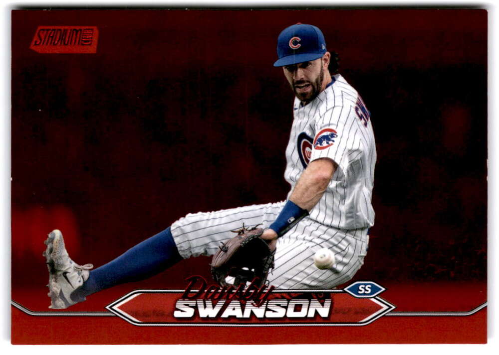 2024 Topps Stadium Club Red Foil #11 Dansby Swanson NM-MT Cubs