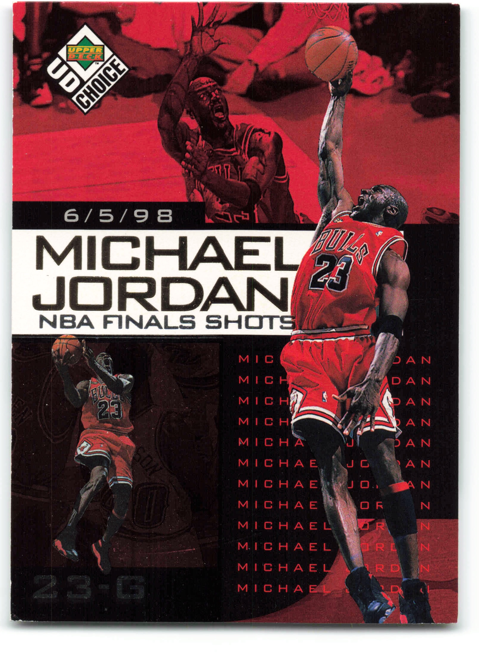 1998-99 Upper Deck Choice Preview Michael Jordan NBA Finals Shots