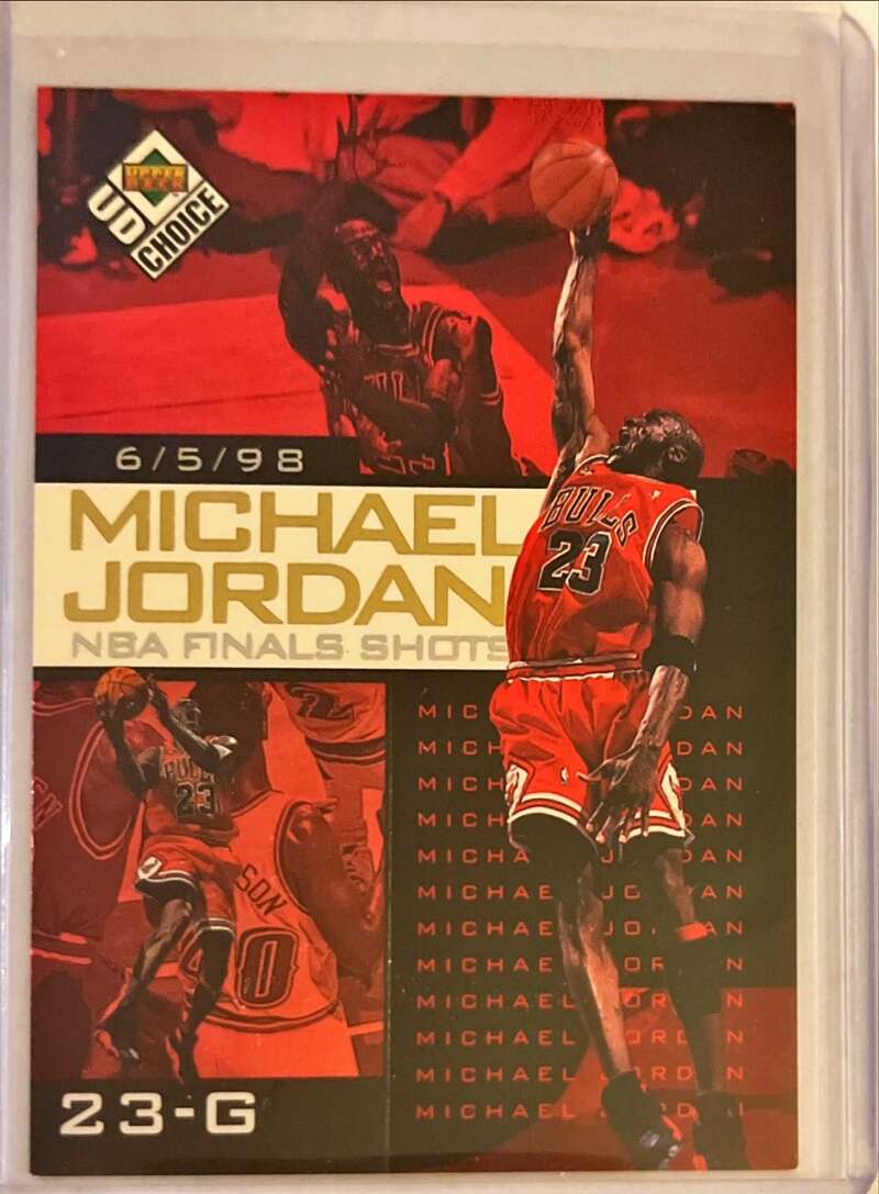 1998-99 UD Choice Preview Michael Jordan NBA Finals Shots