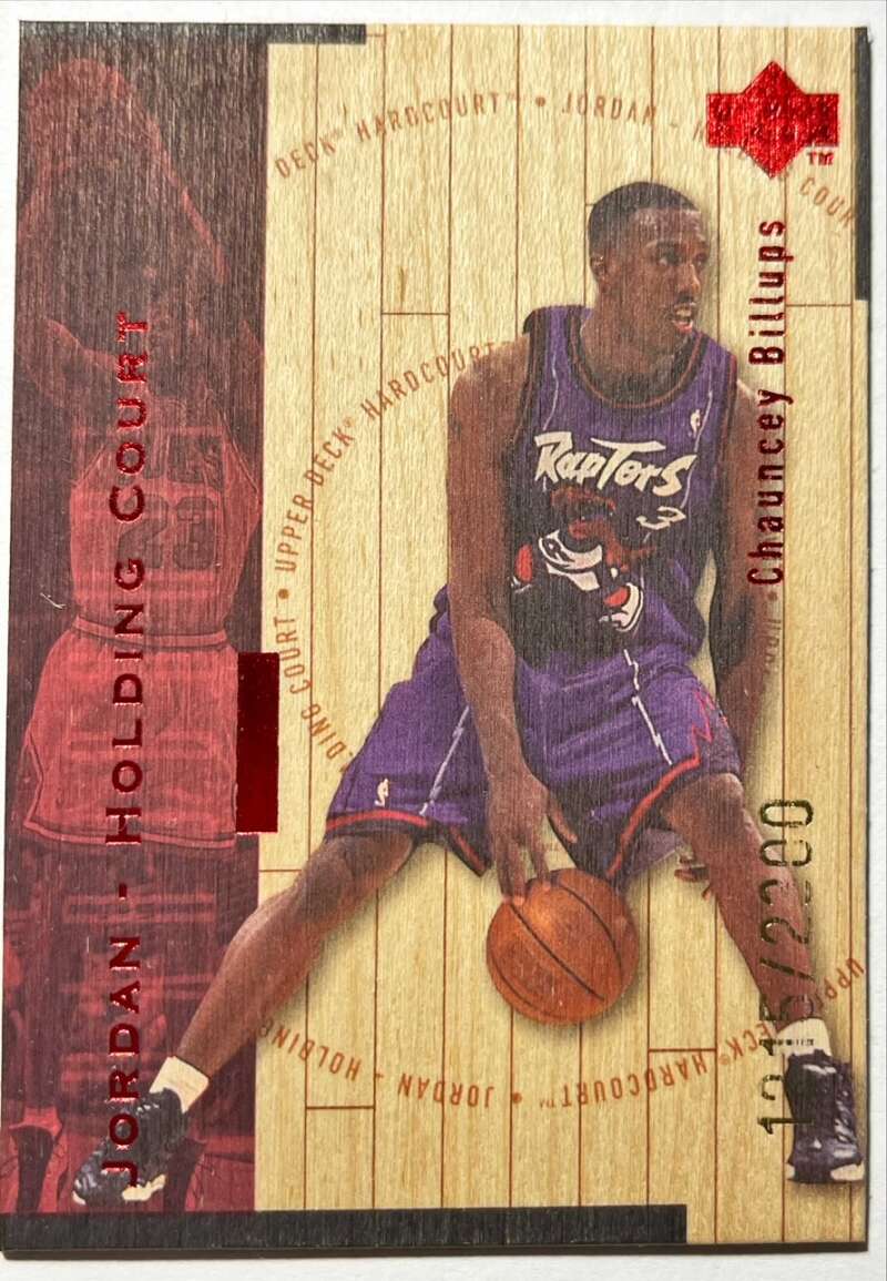 1998-99 Upper Deck Hardcourt Jordan Holding Court Red