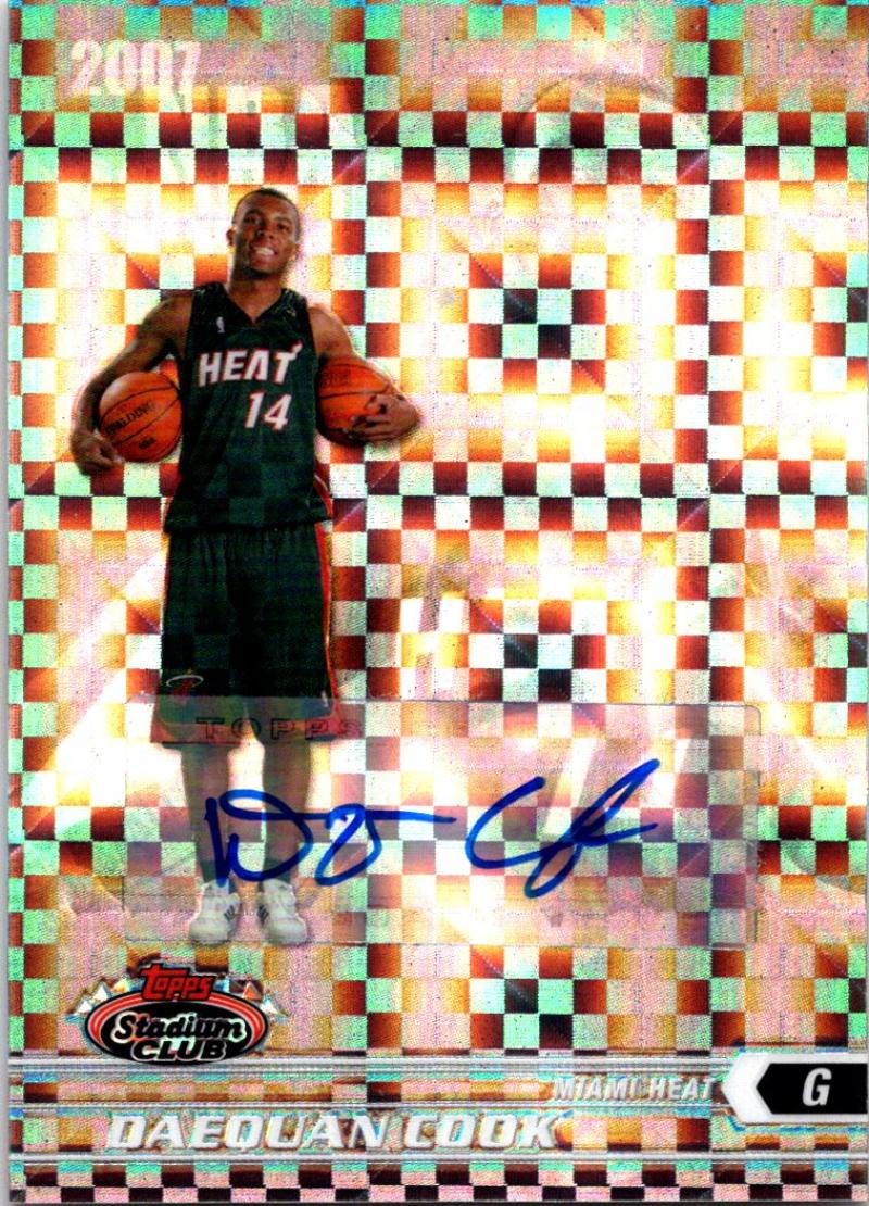 2007-08 Topps Stadium Club Chrome Rookie X-Fractor Autographs