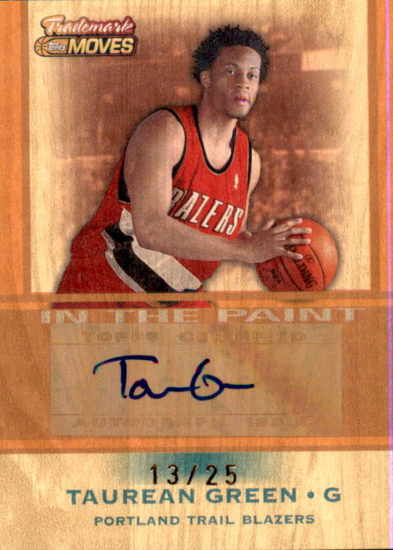 2007-08 Topps Trademark Moves Ink Orange