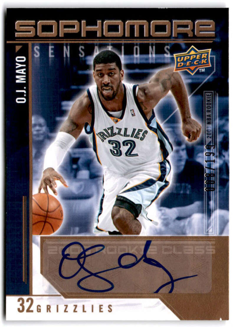 2009-10 Upper Deck  Sophomore Sensations Autographs