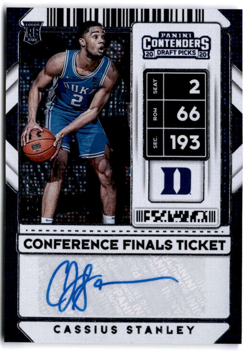 2020-21 Panini Contenders Draft Picks Conference Finals Ticket Stickers Autographs