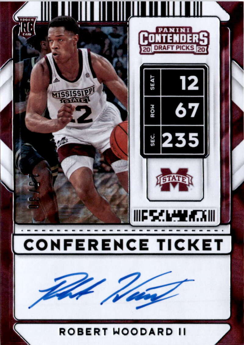 2020-21 Panini Contenders Draft Picks Conference Ticket RPS Autographs Variation A